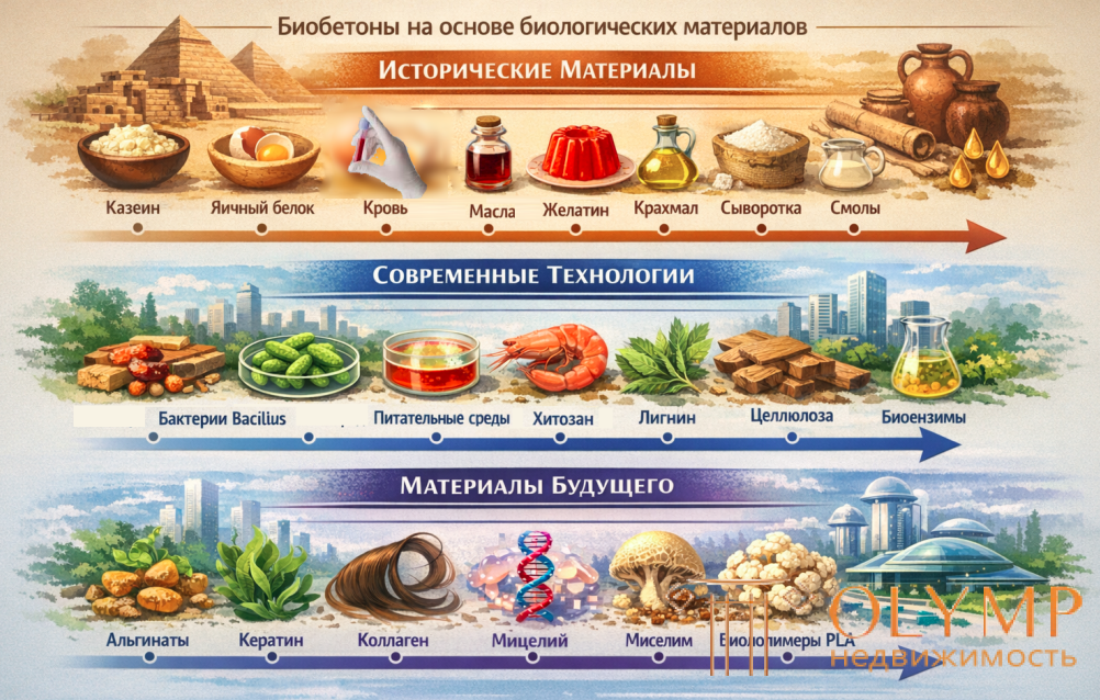 Биобетон: виды история и будущее его применения как строительного материала