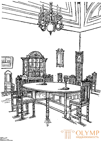   Furniture in Russia of the early 18th century 