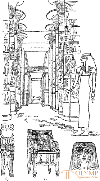 Мебель в древнем Египте