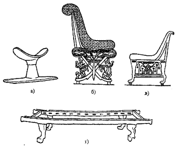 Мебель в древнем Египте кратко