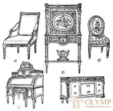 Мебель второй половины XVIII века