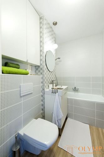   Layout options for tiles in the bathroom and toilet 