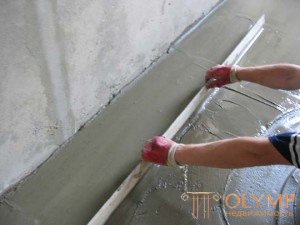   Cement screed floor: the appointment, laying, calculation of components 