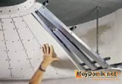   Two-level plasterboard ceilings design and installation 