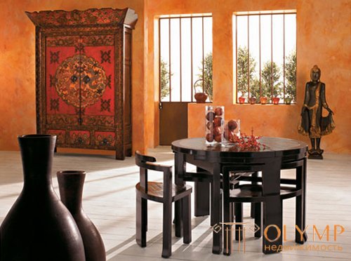   Style in interior design Chinese style 