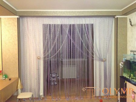 Веревочные шторы — особенности, виды текстиля, в каких комнатах его применяют