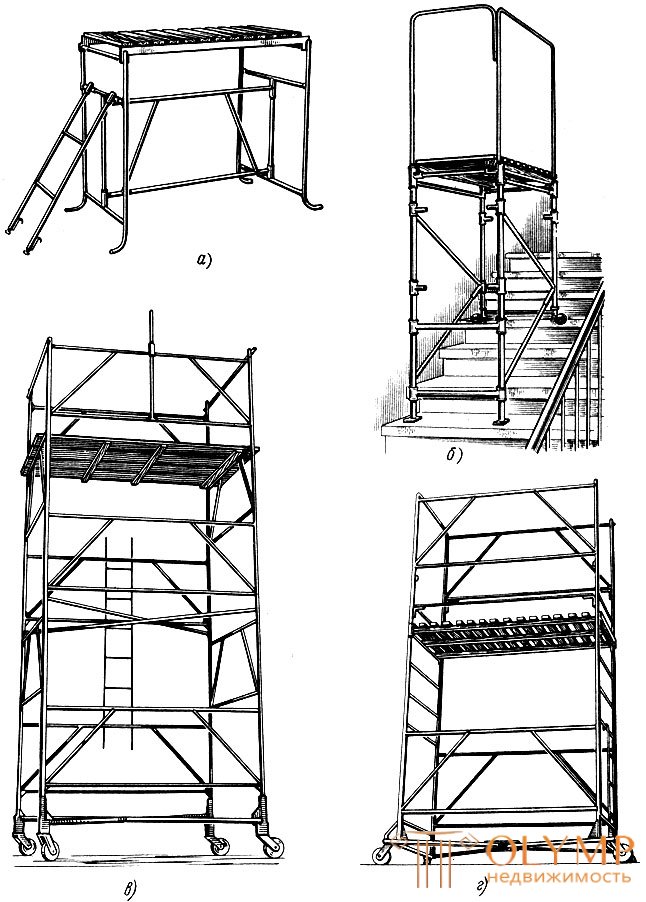 5. Люльки, подмости, лестницы