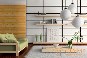   Japanese style in interior design 