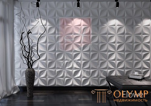   Gypsum 3D panels.  3D embossed wall panels 